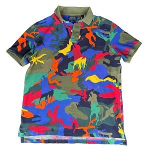 Vintage Polo Ralph Lauren Pony Camo Shirt